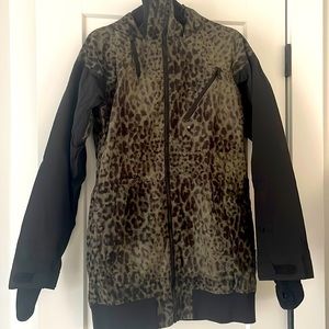 Armada Gypsum Green Leopard Snow Jacket